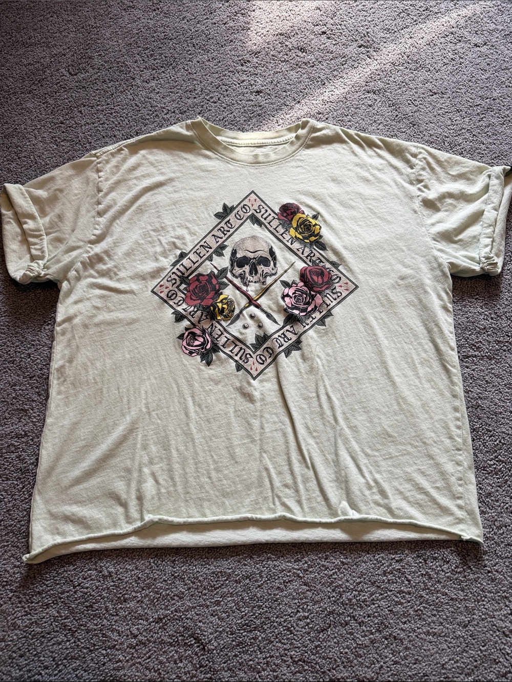 Sullen Skull & Roses Short-Sleeve Tee - Picture 1 of 3